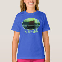 Viking Navire Et Lumières Du Nord