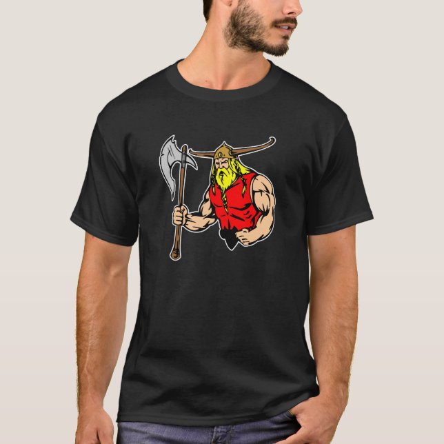 T-shirt Viking noir (Devant)