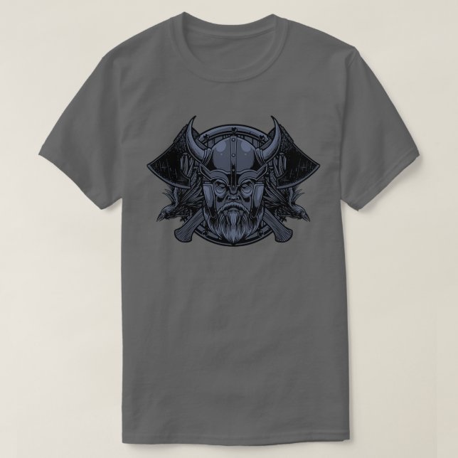 T-shirt Viking Nordic Warrior Valhalla 25 (Design devant)