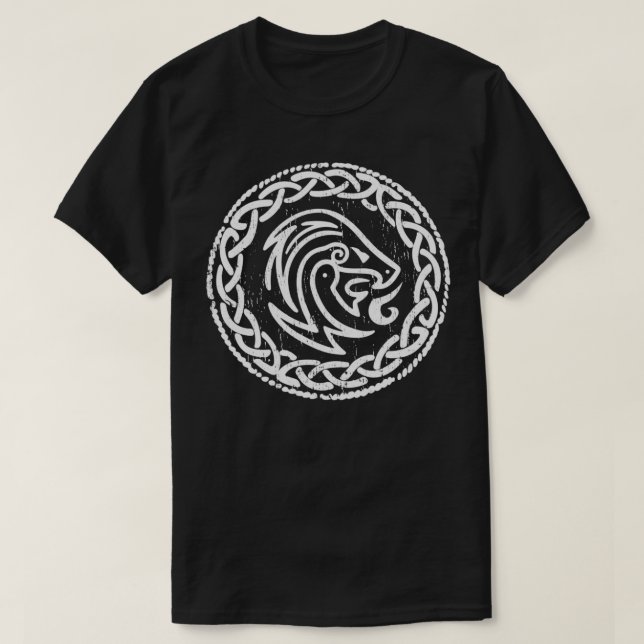 T-shirt Viking Norse Dragon Token Norsemen Vikings Scandin (Design devant)