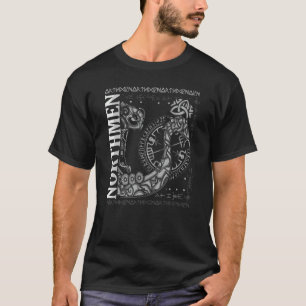 T-shirt Viking Norseman Boat Runes Odin's Hammer Norse Com