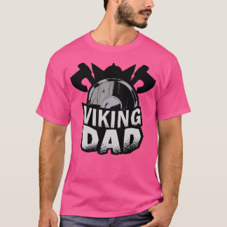 T-shirt Viking Papa Vikings Papa Vater Papa Papa White D