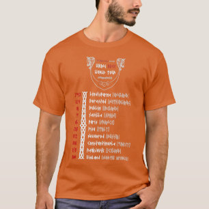 T-shirt Viking Rage World Tour