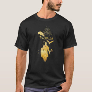 T-shirt Viking Ragnar Lodbrok Valhalla Odin Ravens
