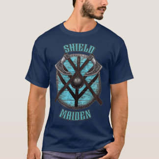 T-shirt Viking Shield Maiden design