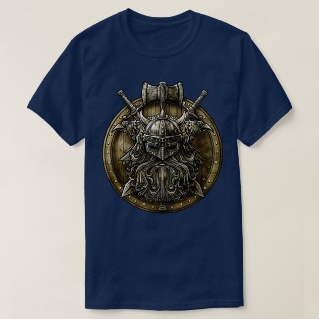 T-shirt Viking Shield Norse Valhalla (Design devant)