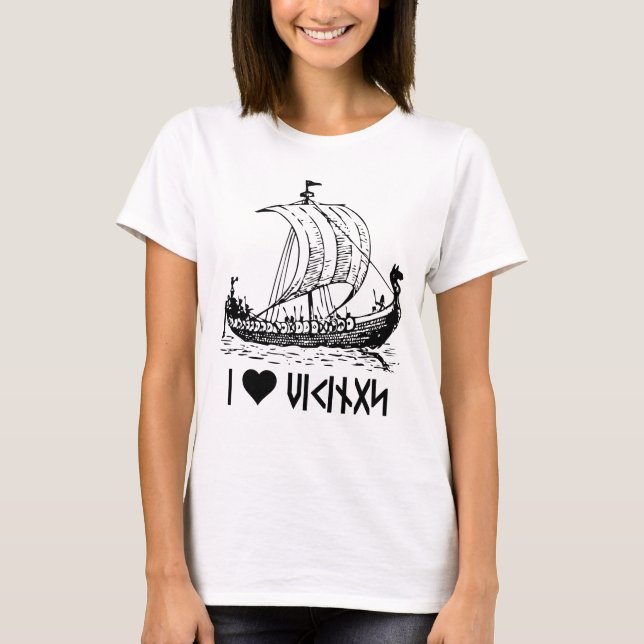 T-shirt Viking Ship (Devant)