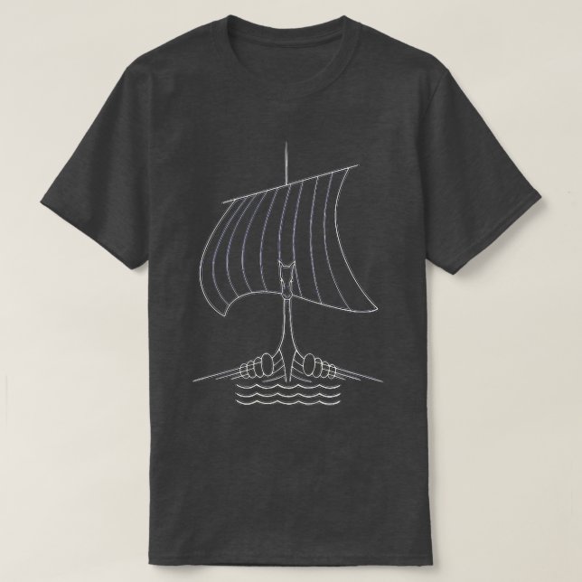 T-shirt Viking Ship 24 (Design devant)