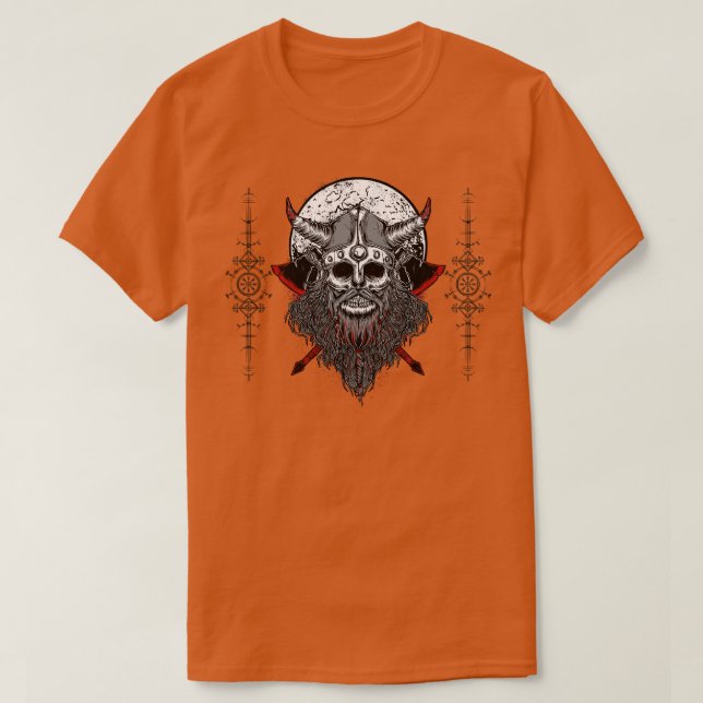T-shirt Viking Skeleton (Design devant)