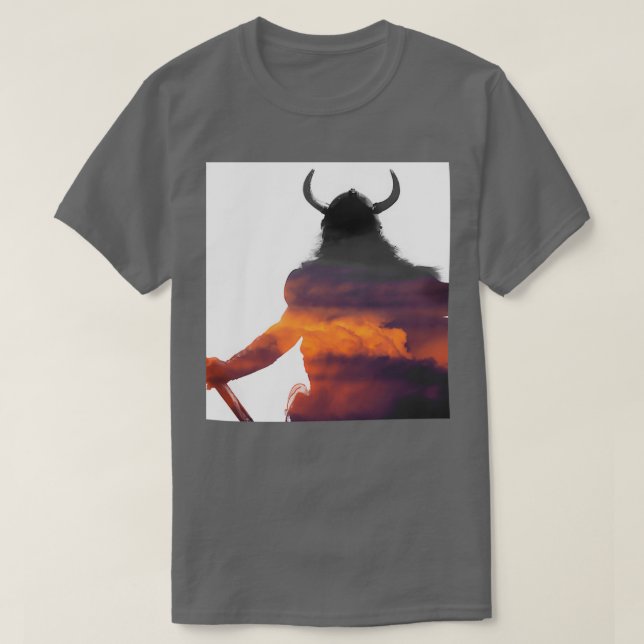 T-shirt Viking Spirit Viking Silhouette (Design devant)