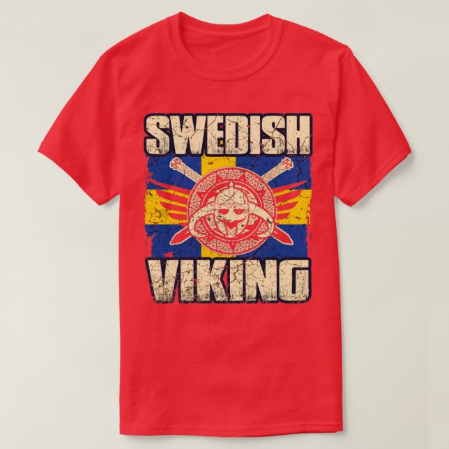 T-shirt Viking suédois5 (Design devant)