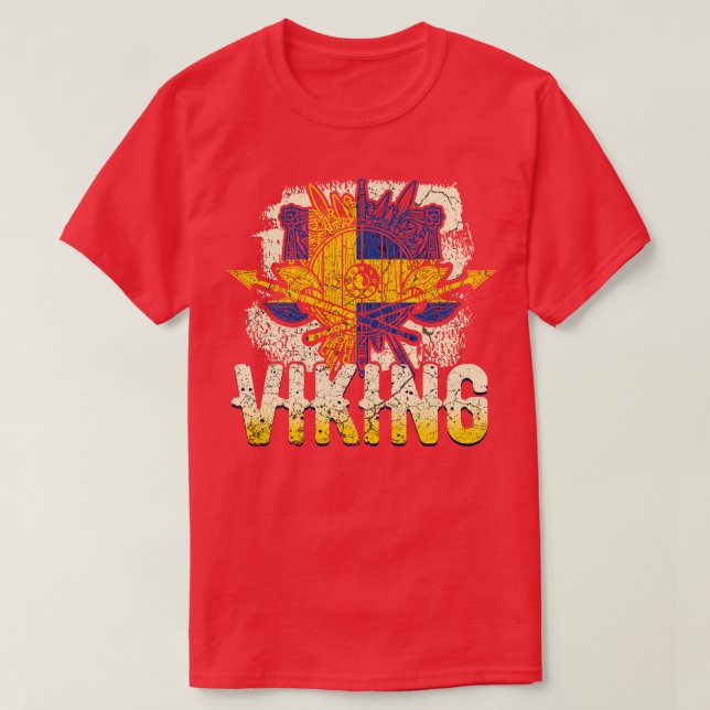 T-shirt Viking suédois 4 (Design devant)