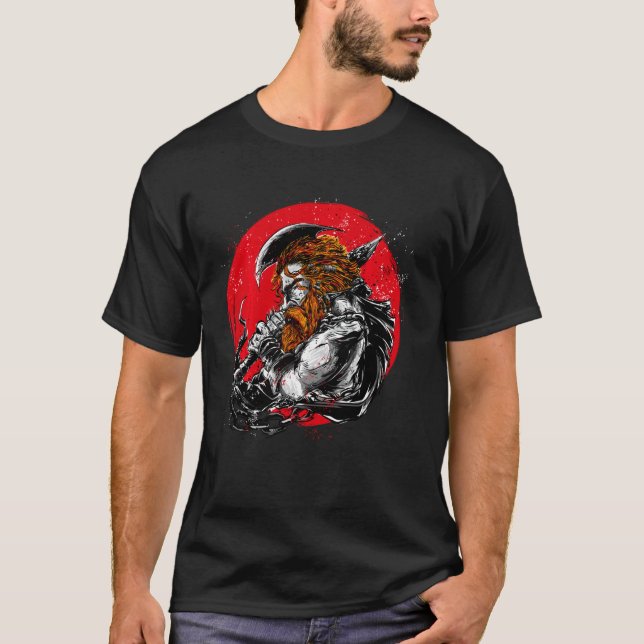 T-shirt Viking, Valhalla Odin (Devant)