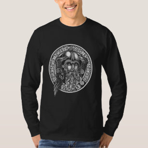 T-shirt Viking Walhalla Odin Thor Marteau Nordmann