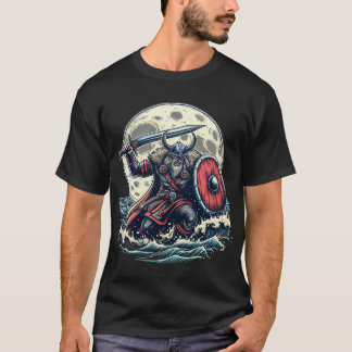 T-shirt Viking Warrior en mer