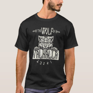T-shirt Viking Wolf Valhalla Hommes Pour Ventilateurs Viki