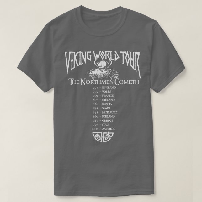 T-shirt Viking World Tour (Design devant)