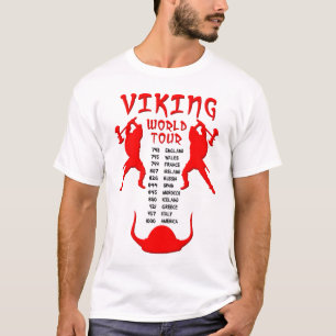 T-shirt Viking World Tour, devant des chemises