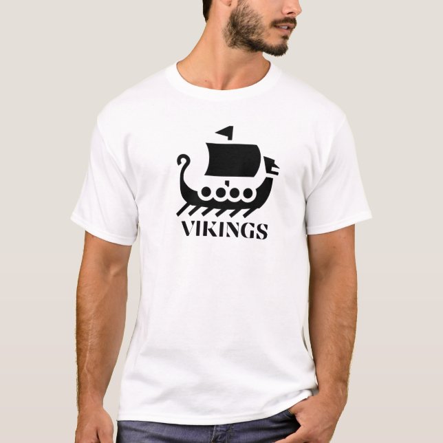T-shirt vikings (Devant)