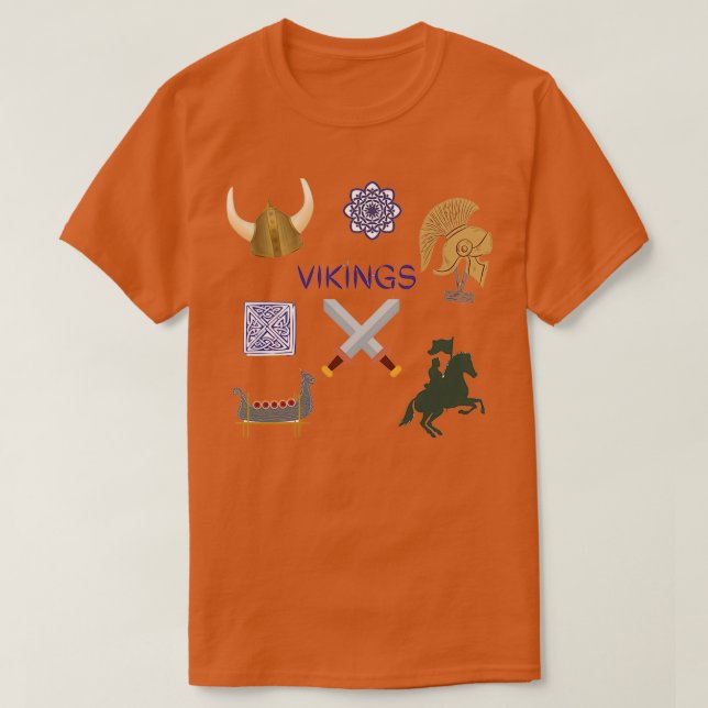 T-shirt Vikings 15 (Design devant)