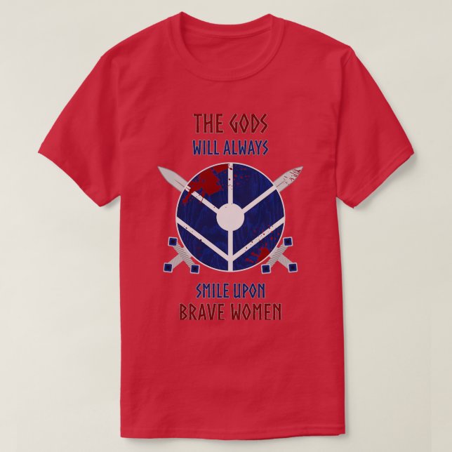 T-shirt Vikings braves femmes (Design devant)