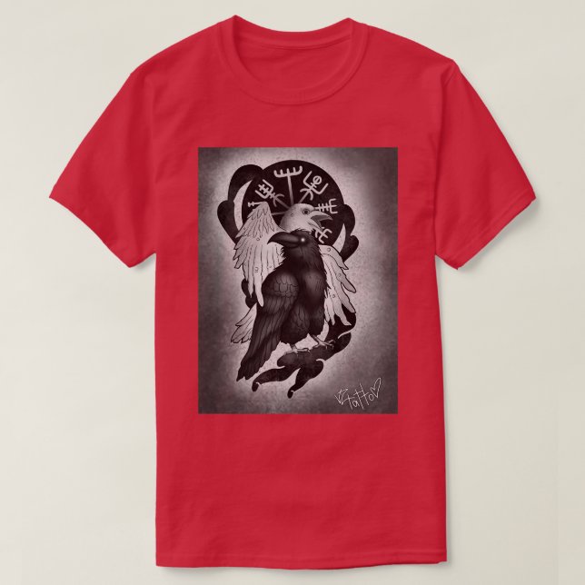 T-shirt vikings corneille 3 (Design devant)