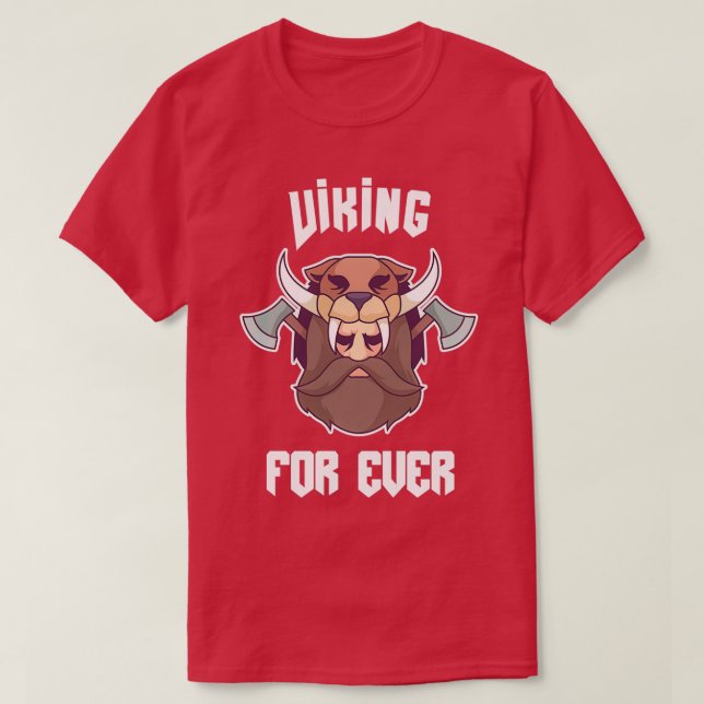 T-shirt Vikings pour toujours (Design devant)