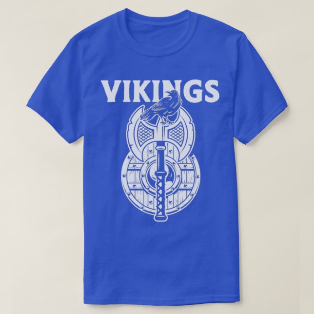 T-shirt Vikings Raabe Ax Shield (Design devant)
