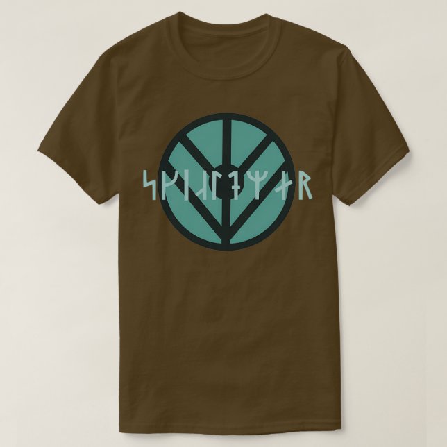 T-shirt Vikings Shield Maiden Lagerthas Shield Plus Jeune  (Design devant)