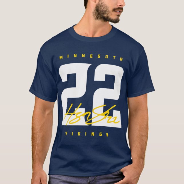 T-shirt Vikings sur Smith 22 Signature Design Géant (Devant)