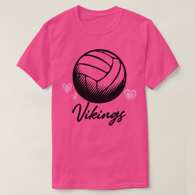 T-shirt Vikings Volleyball Sport (Design devant)