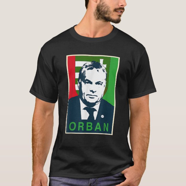 T-shirt Viktor Orban Premier ministre hongrois Iconic (Devant)