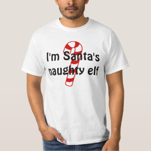 T-shirt vilain de Noël d'elfe de Santa
