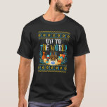 T-shirt Vilain Hanoukka Sweater Oy au monde Chanukah Homme<br><div class="desc">Mauvais Hanoukka Sweater Oy au monde Chanukah Menorah.</div>