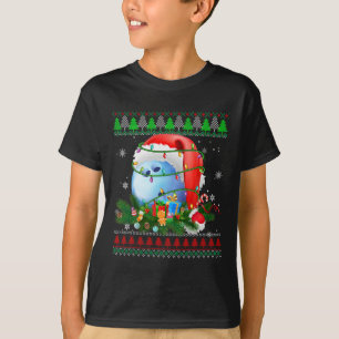 T-shirt Vilain Jeu de Noël Pyjama Bowling lumières de Noël