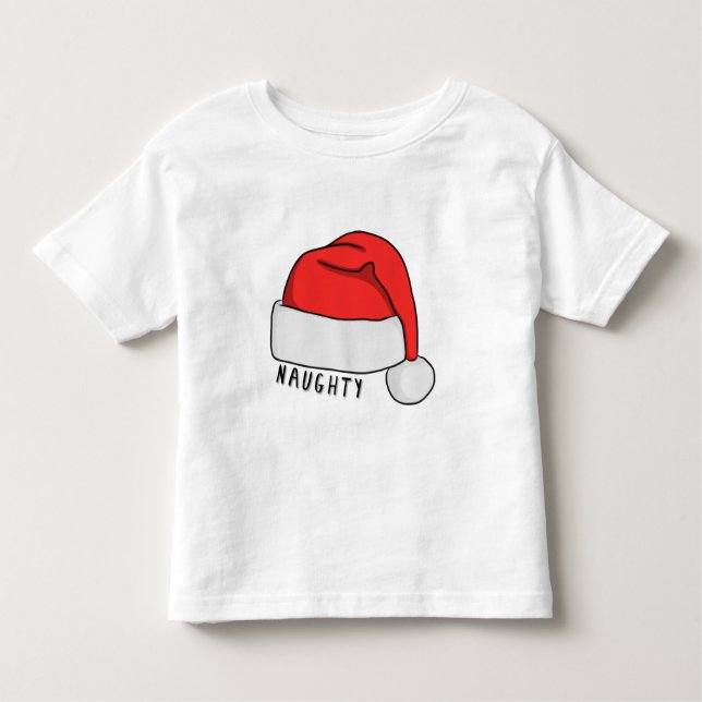T-shirt vilain ou intéressant d'enfant en bas âge (Devant)