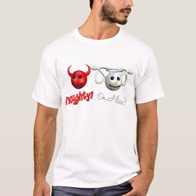 T-shirt Vilain ? Ou Nice ? (Devant)