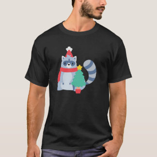 T-shirt vilain raton Noël père Noël xmas arbre joyeux