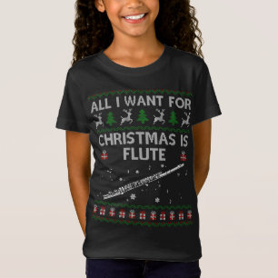 T-Shirt Vilain Tout Ce Que Je Veux Pour Flute Sweater De N