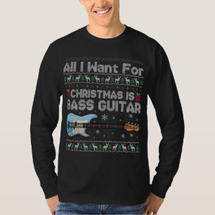 T-shirt Vilain Tout Ce Que Je Veux Pour Noël Sweater Bass 