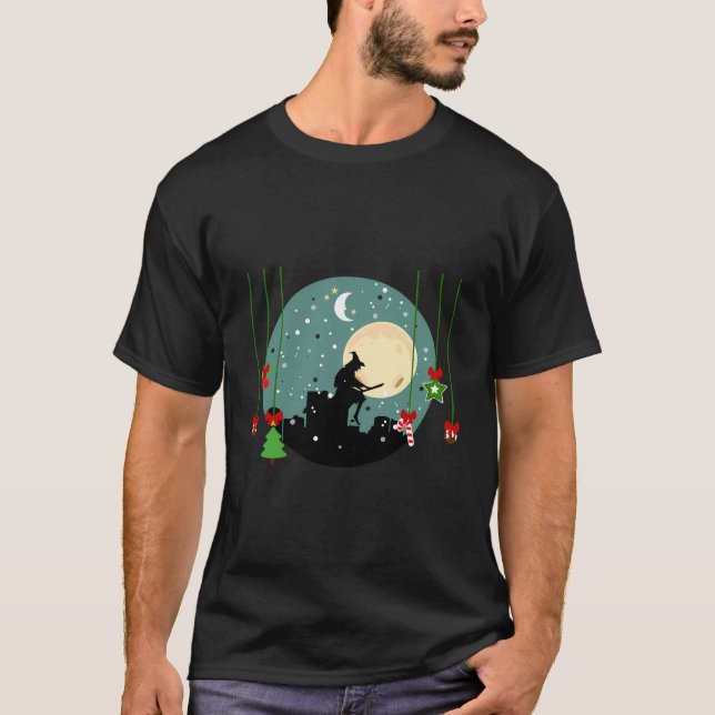 T-shirt Vilaine sorcière de Noël Befana Epiphany Pudding (Devant)