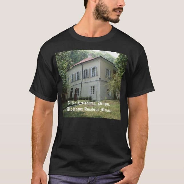 T-shirt Villa Bertramka-Mozart-Prague (Devant)