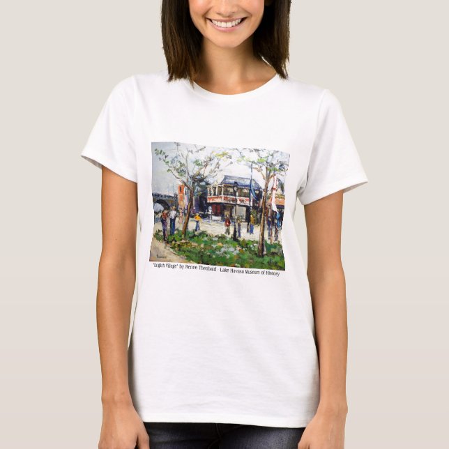 T-shirt Village anglais par Renee Theobald (Devant)