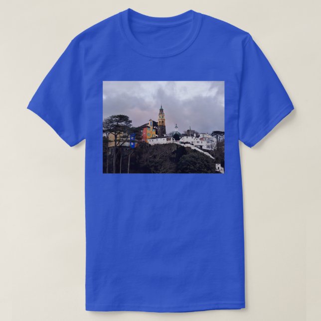 T-shirt Village de Portmeirion (Design devant)