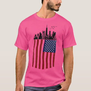 T-shirt ville américaine