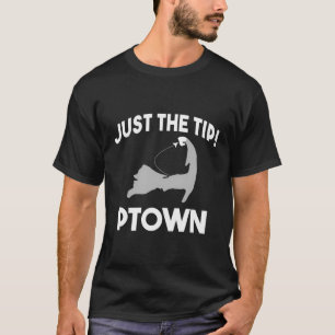 T-shirt Ville Amusante Juste Le Conseil Provincetown Cape
