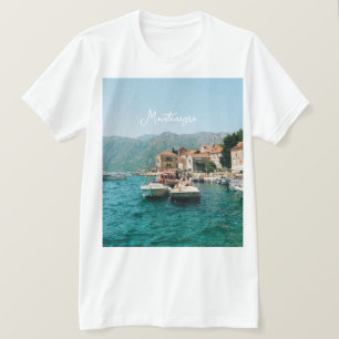 T-shirt Ville côtière de Perast, Monténégro