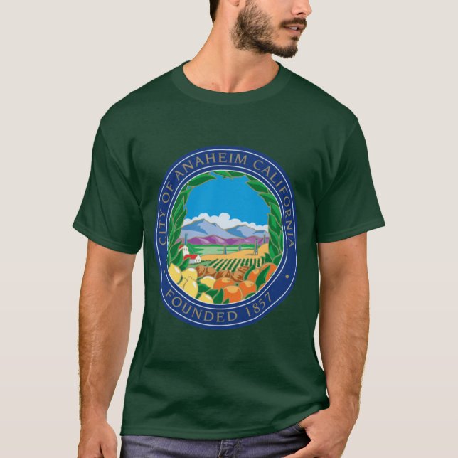 T-shirt Ville d'Anaheim (Devant)