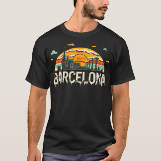 T-shirt Ville de Barcelone en Espagne