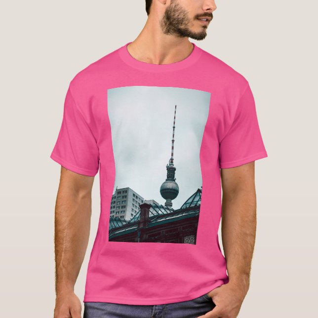 T-shirt Ville de Berlin. Alexanderplatz (Devant)